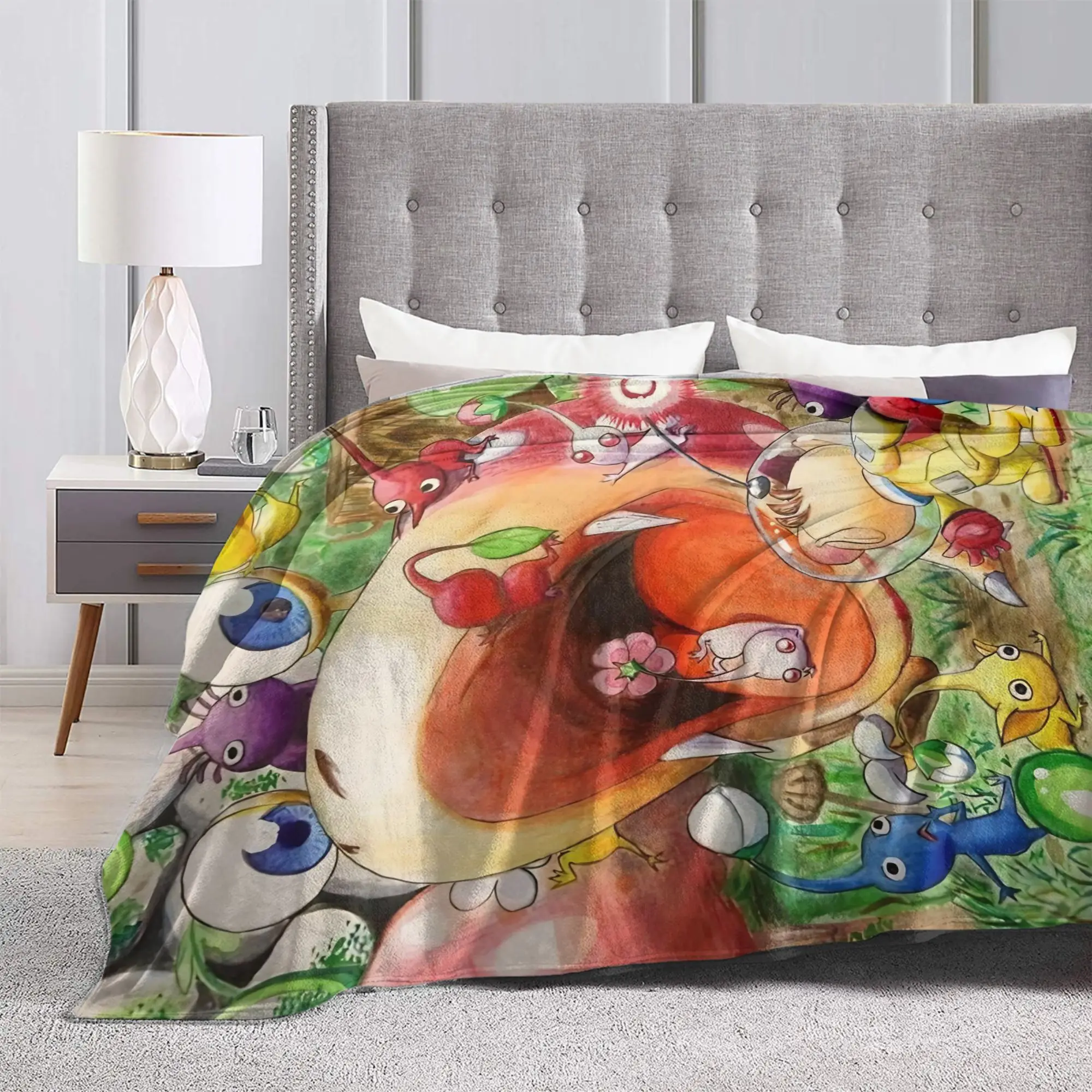 Игровое одеяло Pikmin, теплая  – обзор и цена Home Decor Fallout 4