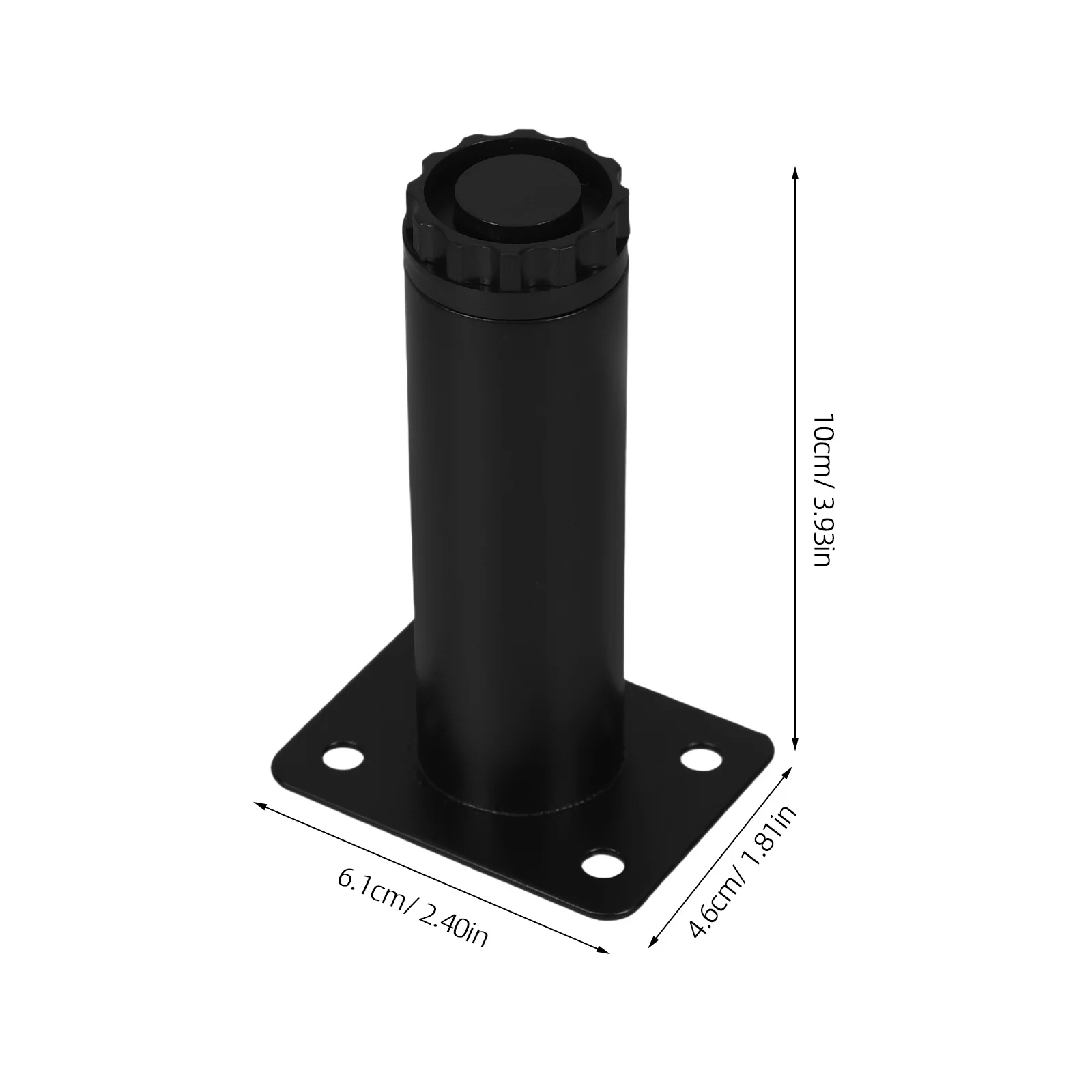 8Pcs Adjustable Metal Furniture Legs Round Sofa Bed Support Replacement Couch Cabinet Feet Strong Metal Furniture Legs