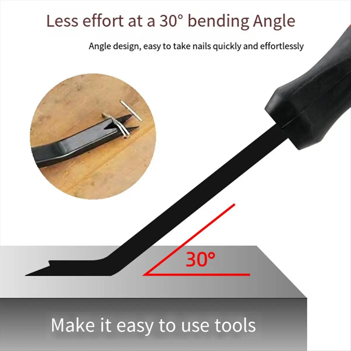|Great Sell|2Pcs Woodworking Nail Puller Nail Puller Used for Woodworking and Automobile Tire Maintenance Screwdriver Pr