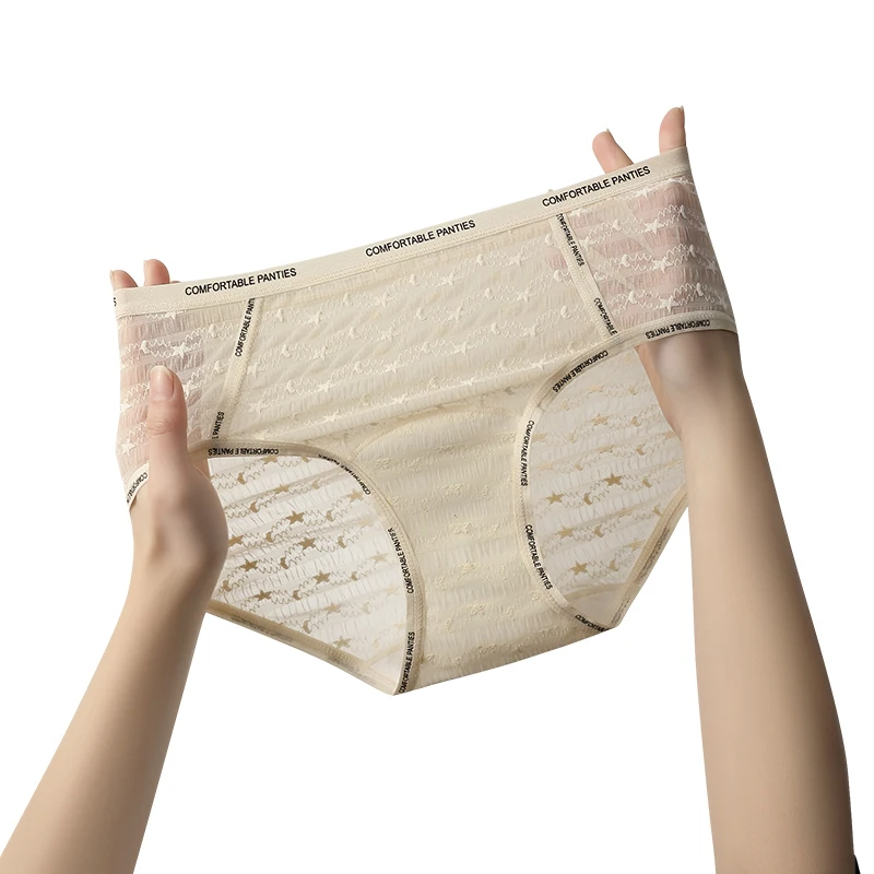 Roupa interior para mulher lingerie sexy calcinha conjunto pacote transparente linergie micro briefs renda triangular cuecas sem costura