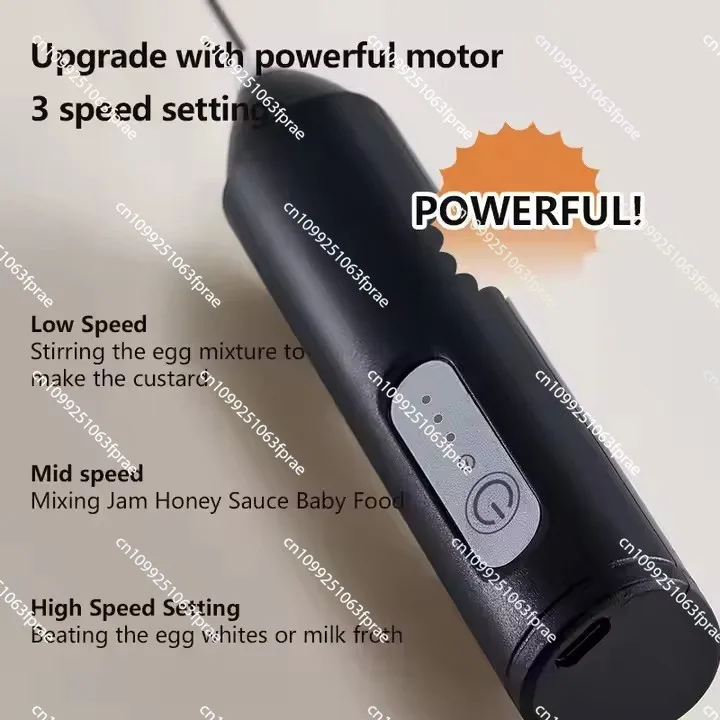 

2PCS USB Charging Electric Milk Foamer Foam Blender Coffee Cream Beverage Foamer Wireless Handheld Egg Beater