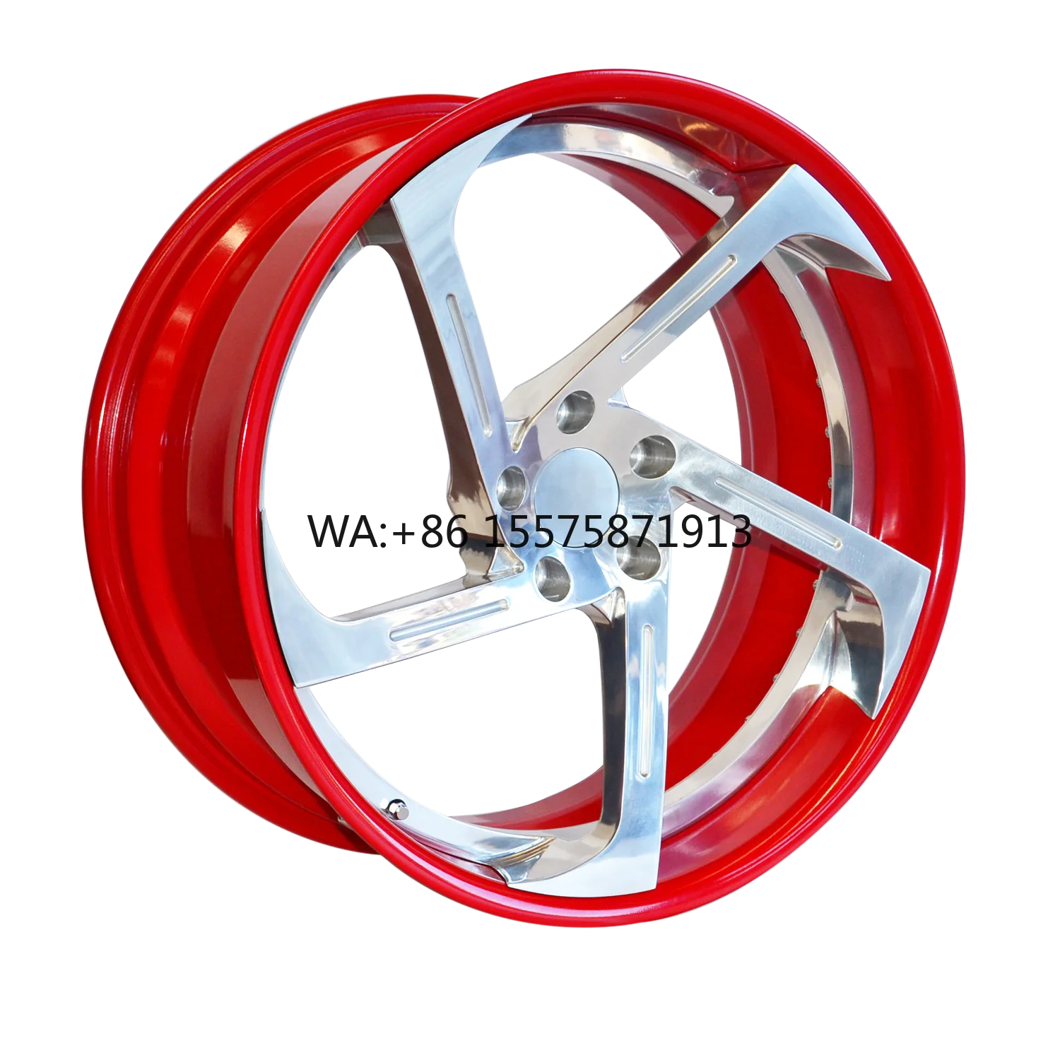 

Custom Alloy Wheel Manufacturers 5x115 Wheel 20 Inch Any Car Alloy 2 Piece Multi Spoke Red Car Rims