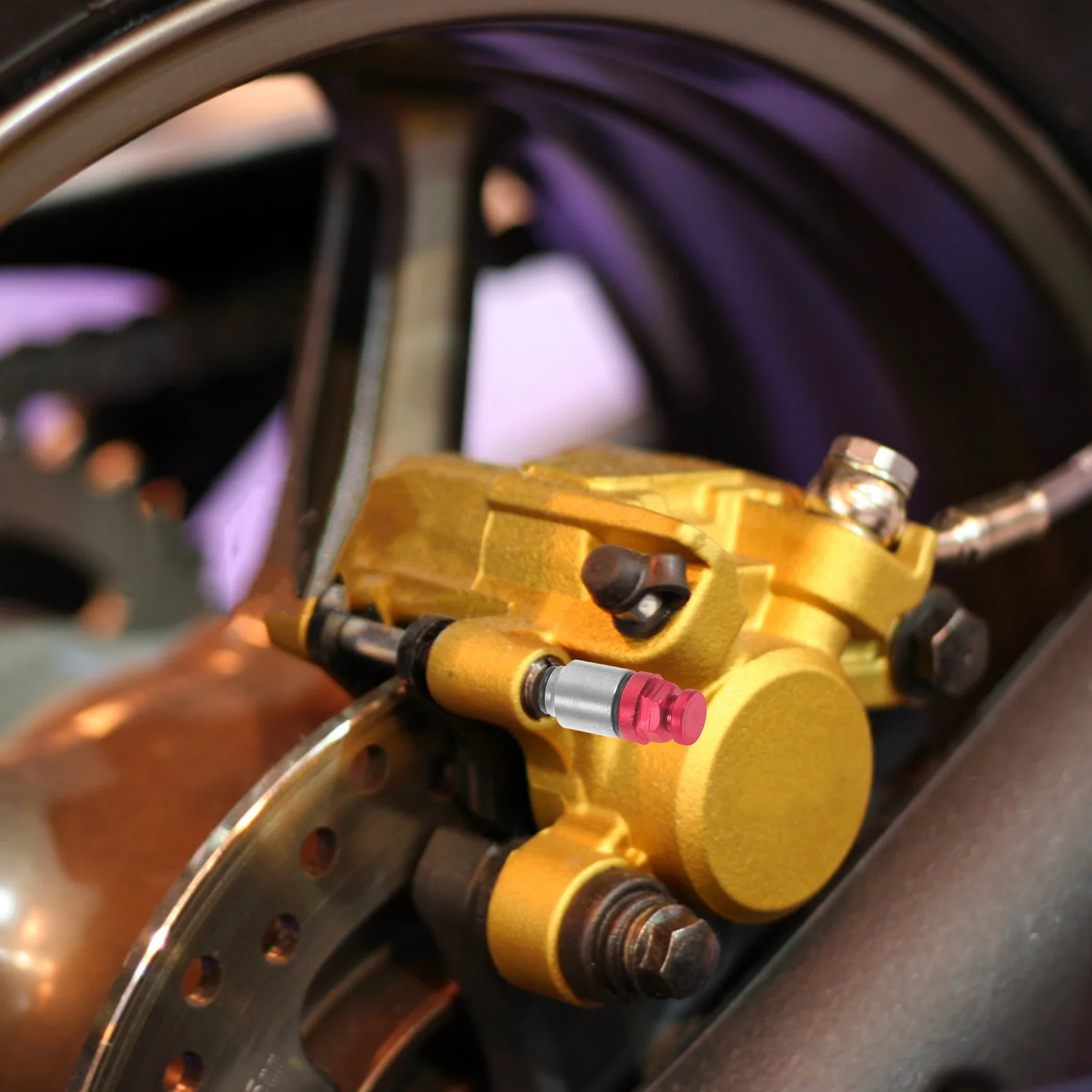 

2 шт., вилка, клапан для выпуска воздуха M5x0,8, клапан давления для оболочки мотоцикла, алюминиевый сплав, аксессуар для велосипеда для грязи