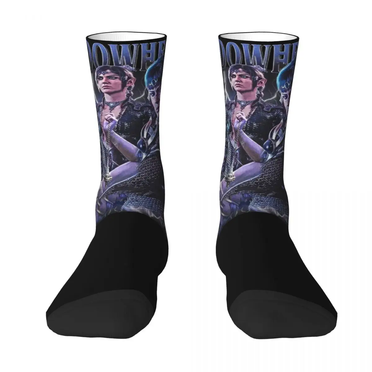 Shadowheart Socks Baldurs Gate 3 Fashion Stockings Spring Non Skid Adults Men Socks Medium Soft Printed Running Sports Socks