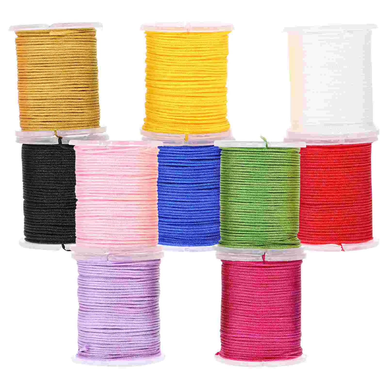 

10 Colors 08mm Nylon Hand Knitting Cord String Beading Thread for DIY Jewellery Making 08mm knitting cord