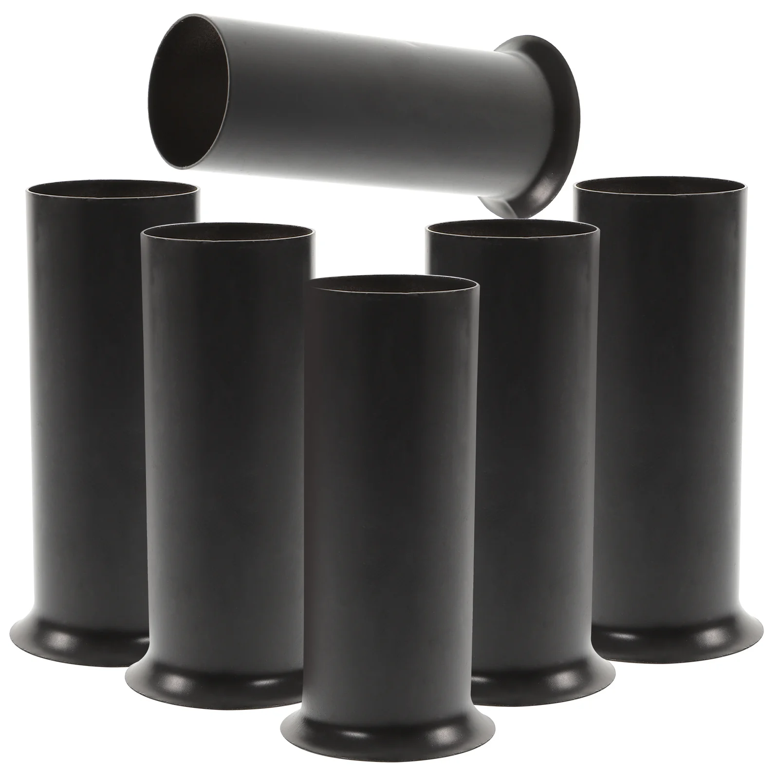 6 pçs lustre soquete cobre base da lâmpada de metal mangas para suportes lâmpada luminária manga lustre acessórios lâmpada