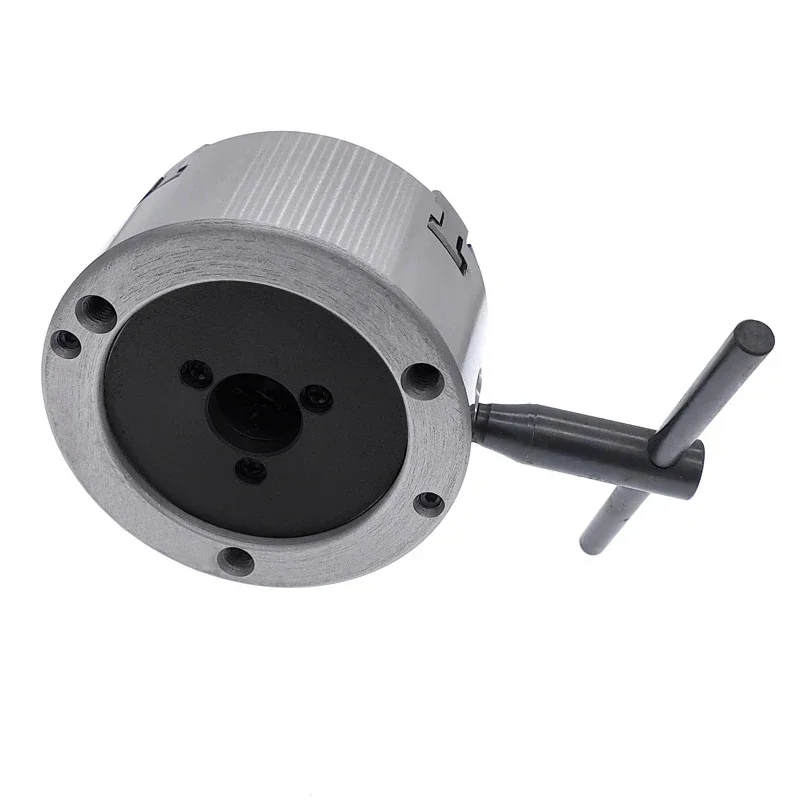 K11-100 4 JawSelf-centeringChuck LatheChuck Scroll Chuck 100mmForSmall Lathe مع الصلب المقسى مع مجموعتين من الفكين K12-100