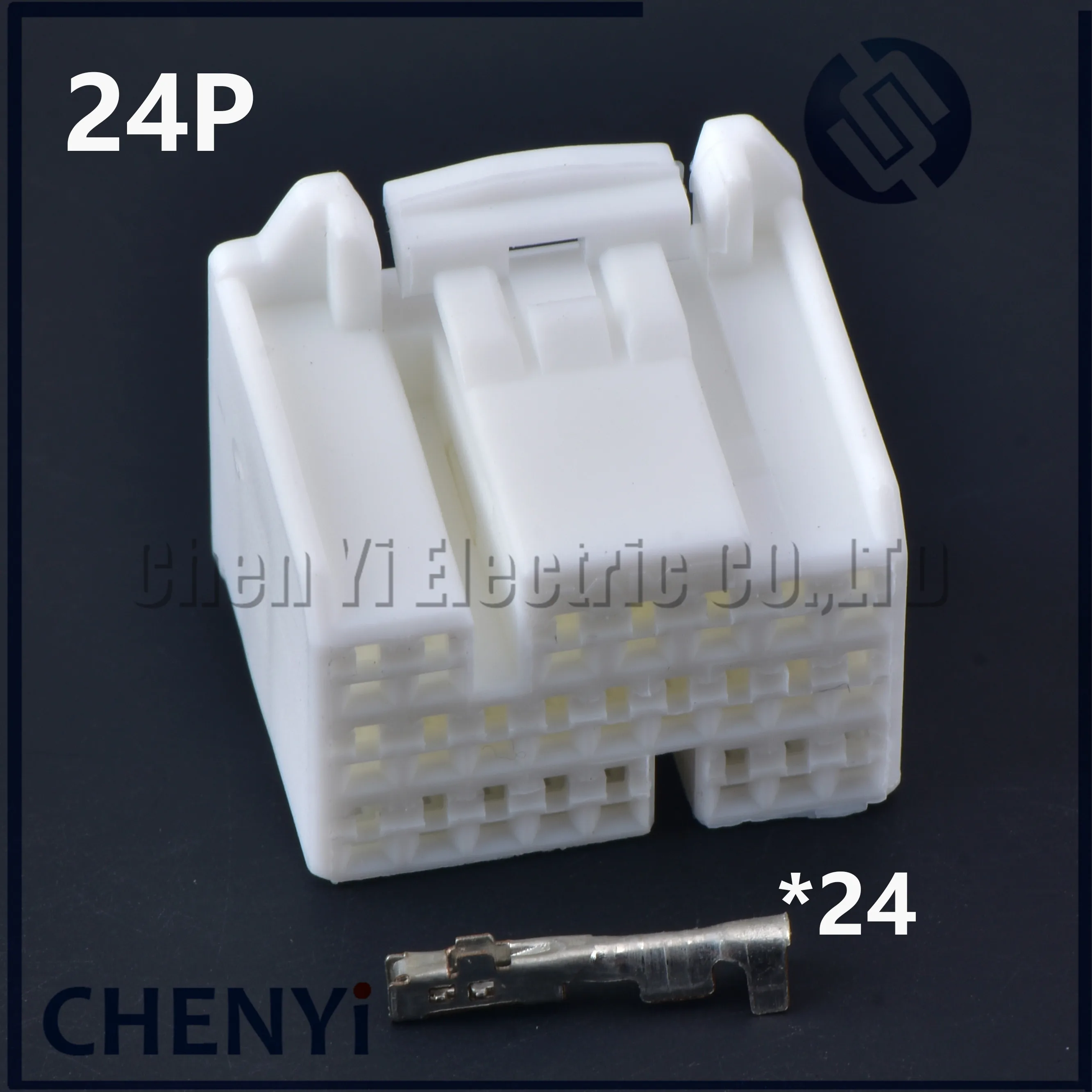 2 sets 24 Pin female auto electrical housing plug plastic wiring harness unsealed connector 353029-1 11476