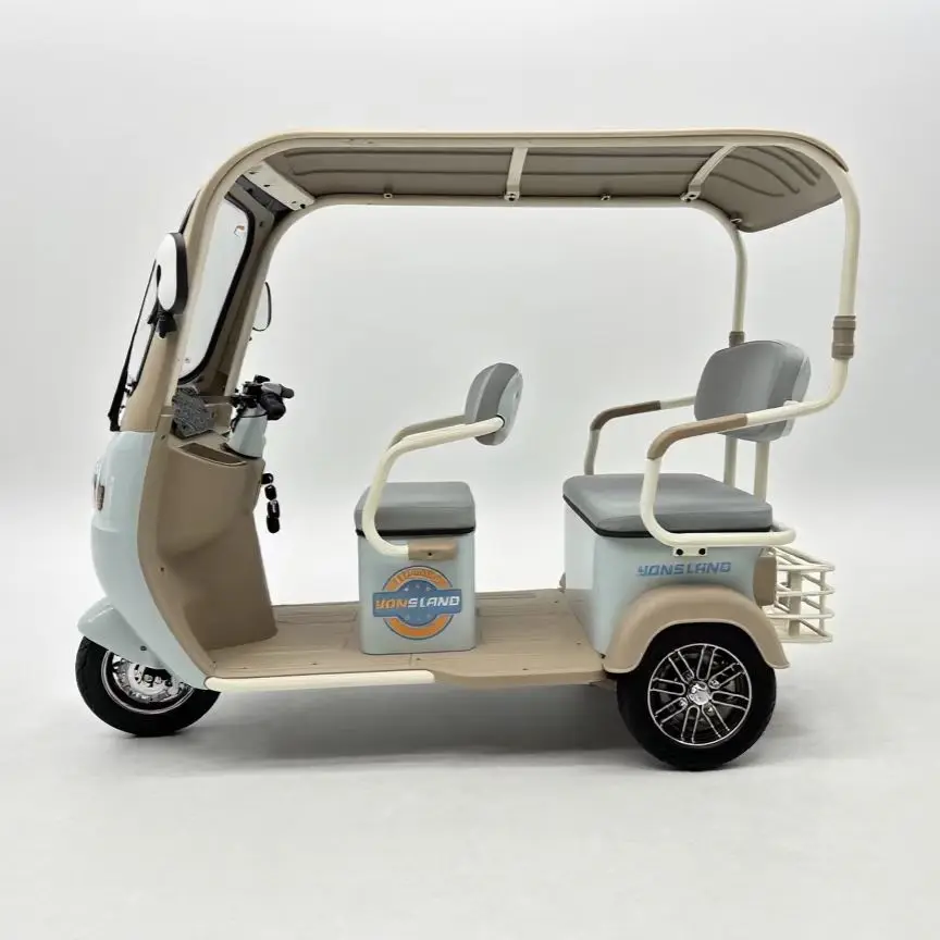

Yonsland 2025 Model Electric Tricycle High Quality 800w Motor New Color Three-Wheel Passenger Bikes Open Body Type 60v Voltage