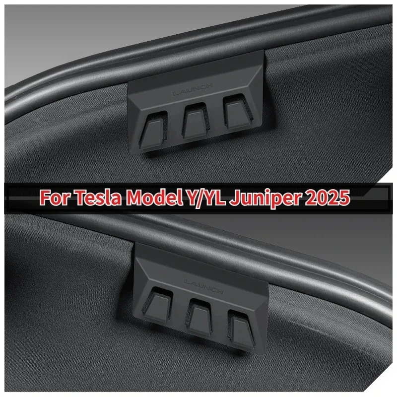 For Tesla Model Y/YL Juniper 2025 Trunk Hook ABS Rear Trunk Wall Side Storage Hook Grocery Bag Organizer Hanger Hook Accessories