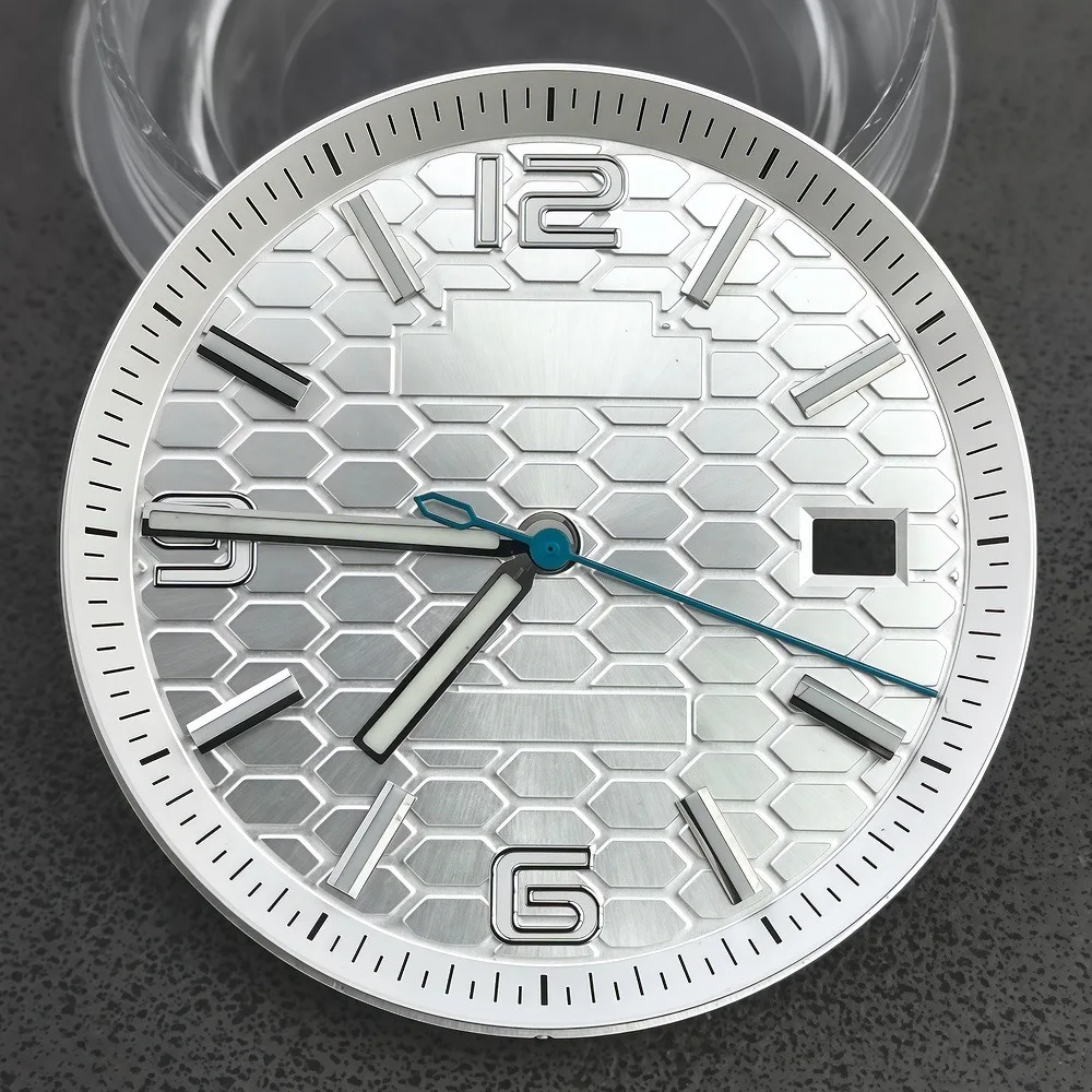 39 مللي متر مقاوم للماء الفولاذ المقاوم للصدأ Land-Dweller حافظة أضعاف حزام متوافق حركة NH35 قطع غيار الأيدي الاتصال الهاتفي الاختياري