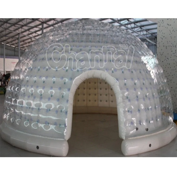 Commercial grade inflatable bubble lodge tent, inflatable dome tent