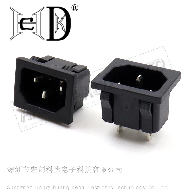 Ac-05 IEC320 C14 Power Inlet Socket 2pcs