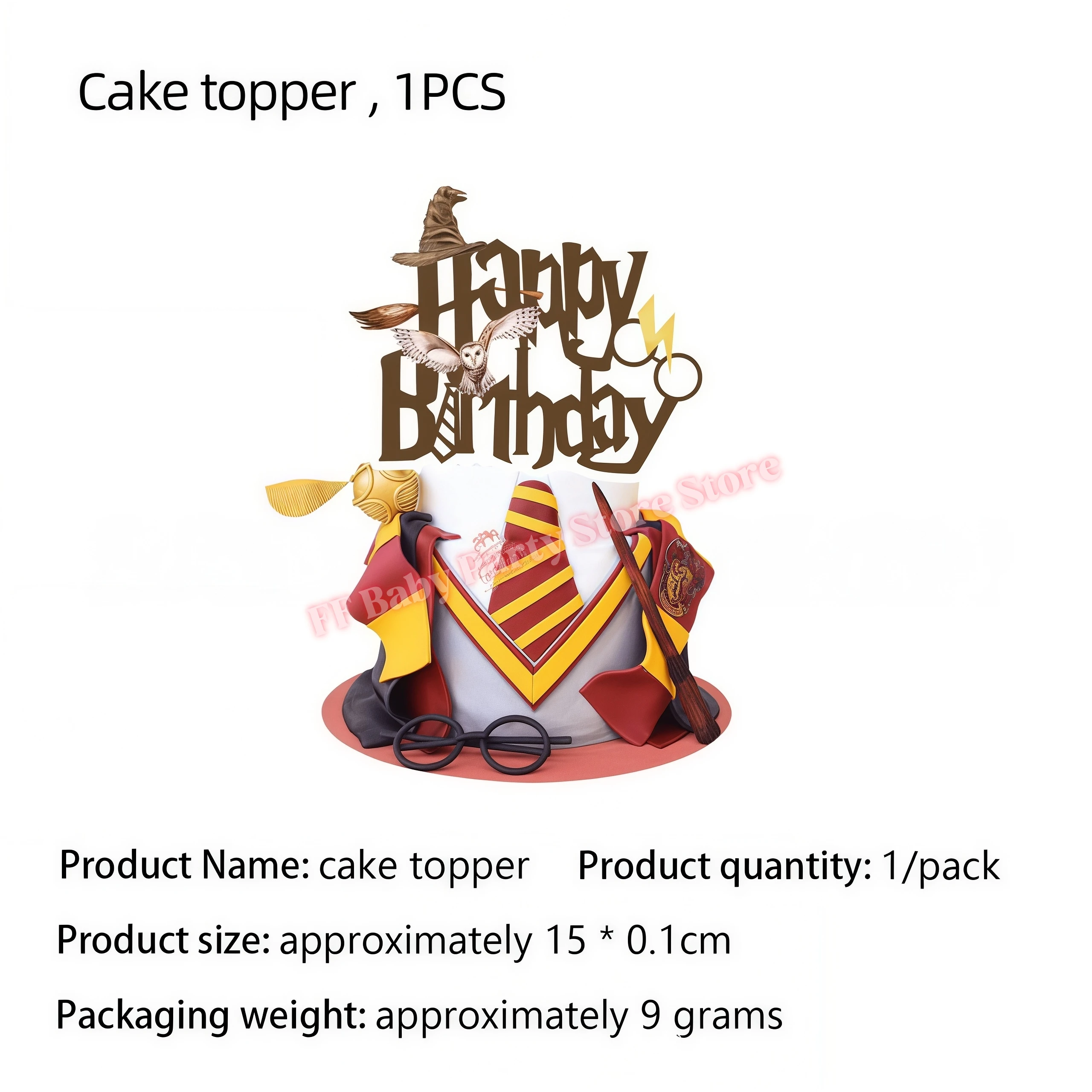 Academy Magics Geburtstagsparty-Dekoration, Harry-Potter-Motiv, Ballon, Teller, Becher, Serviette, Kindergeschenk, Babyparty-Zubehör, Event-Artikel, Souvenir – Detail 20