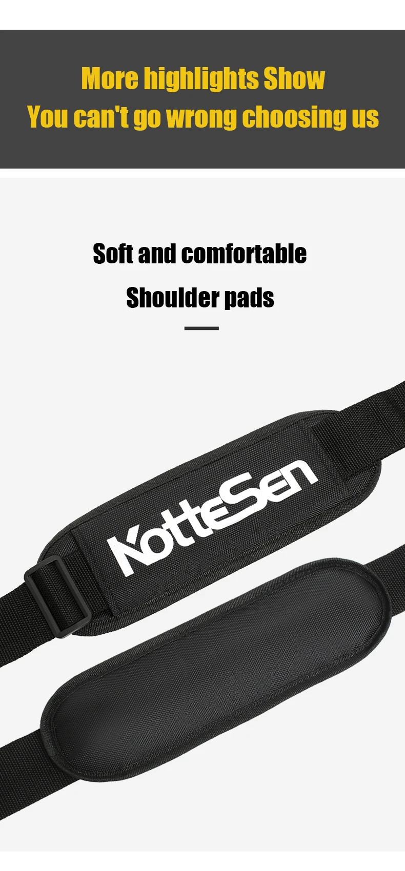 Kottesen Paddleboard-Gurt SUP-Zubehör Verstellbarer Surfbrett-Schultergurt Kajak Multifunktionales Bindeseil Mehrfarbiges Befestigungsseil – Detail 13