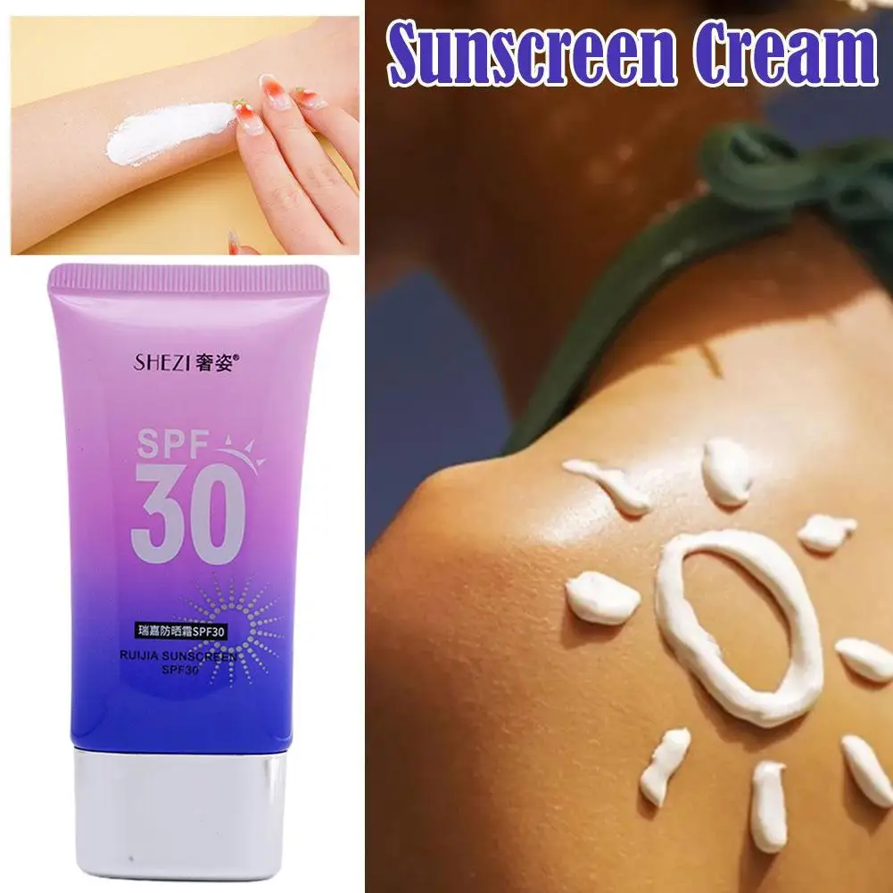 Shezi Gesichts körper Sonnenschutz White ning BB Creme Milch schutz UV Anti-Aging-Creme Hautöl-Kontrolle Sonnencreme SPF30 Feuchtigkeit z4t4