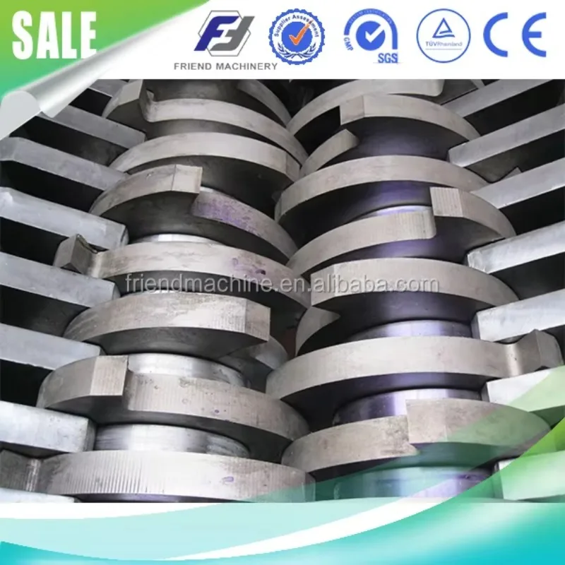 CE Verify Double Shaft Waste Shredder/ Waste Shredding Crusher Machine for Garbage
