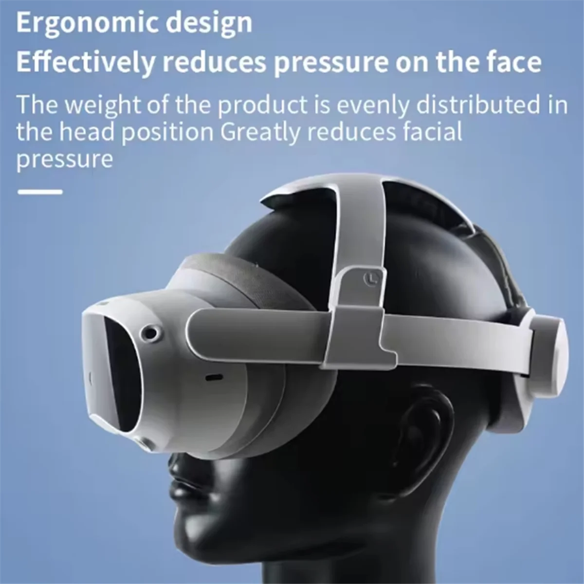 A45U For PICO4 VR Pressure-Sensitive Headset Pressure Relief Headwear Removable Washable