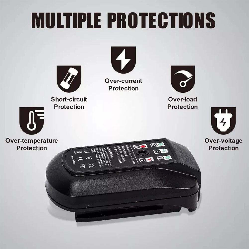 WA3732 for Worx 20V Split Charger Suitable for 20V Li-ion Battery Power Tool Overcharge Protection