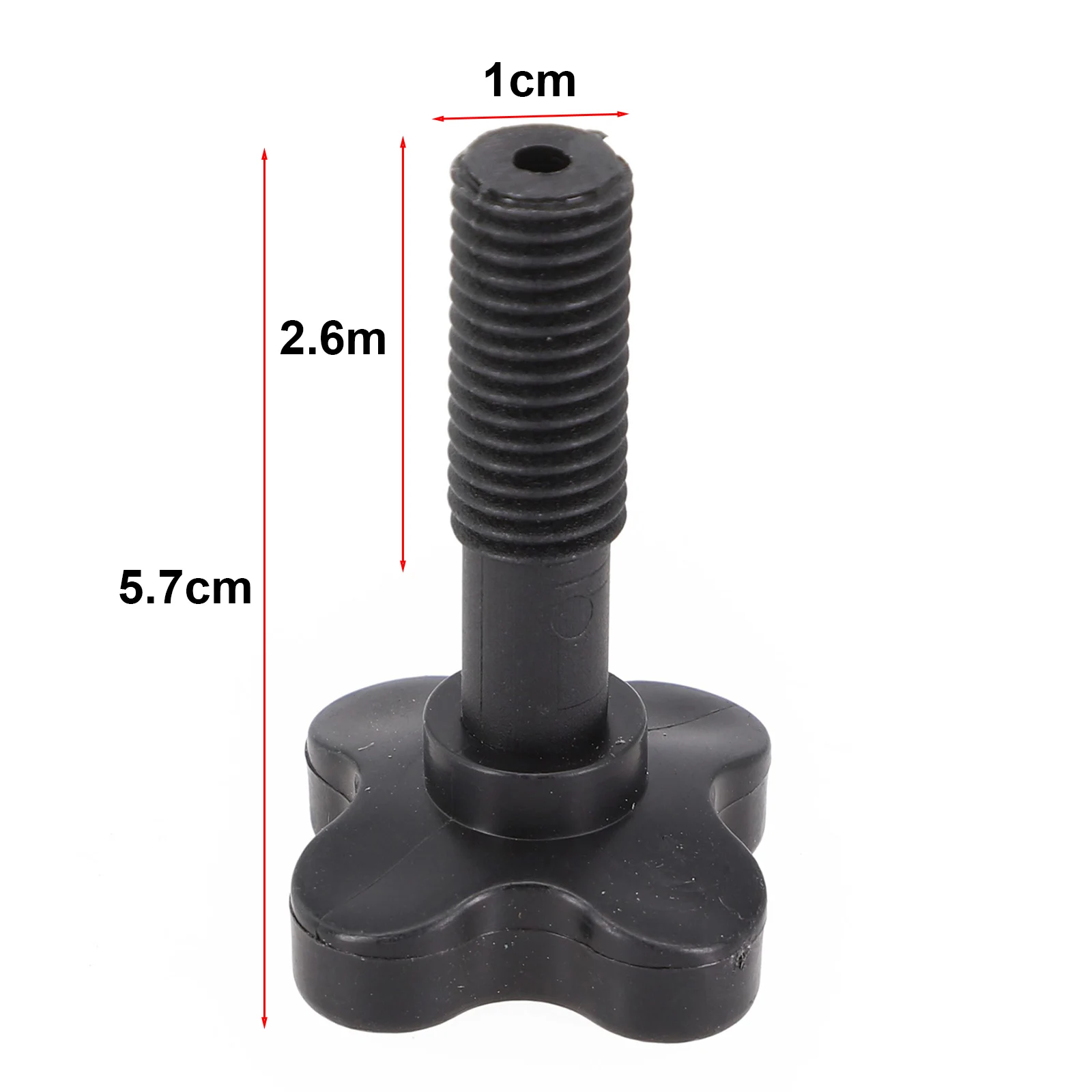 Canopy Frame Fasteners for Garden Swing Chairs Made from Plastic Compatible with Common Canopy Bracket Designs