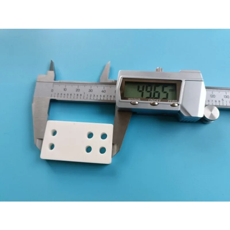 DZQ.NJ06.35 E4 Ceramic Insulator Plate 6 Holes 50×28×6mm For Shibuya Electron Gun Vacuum Coating Machine