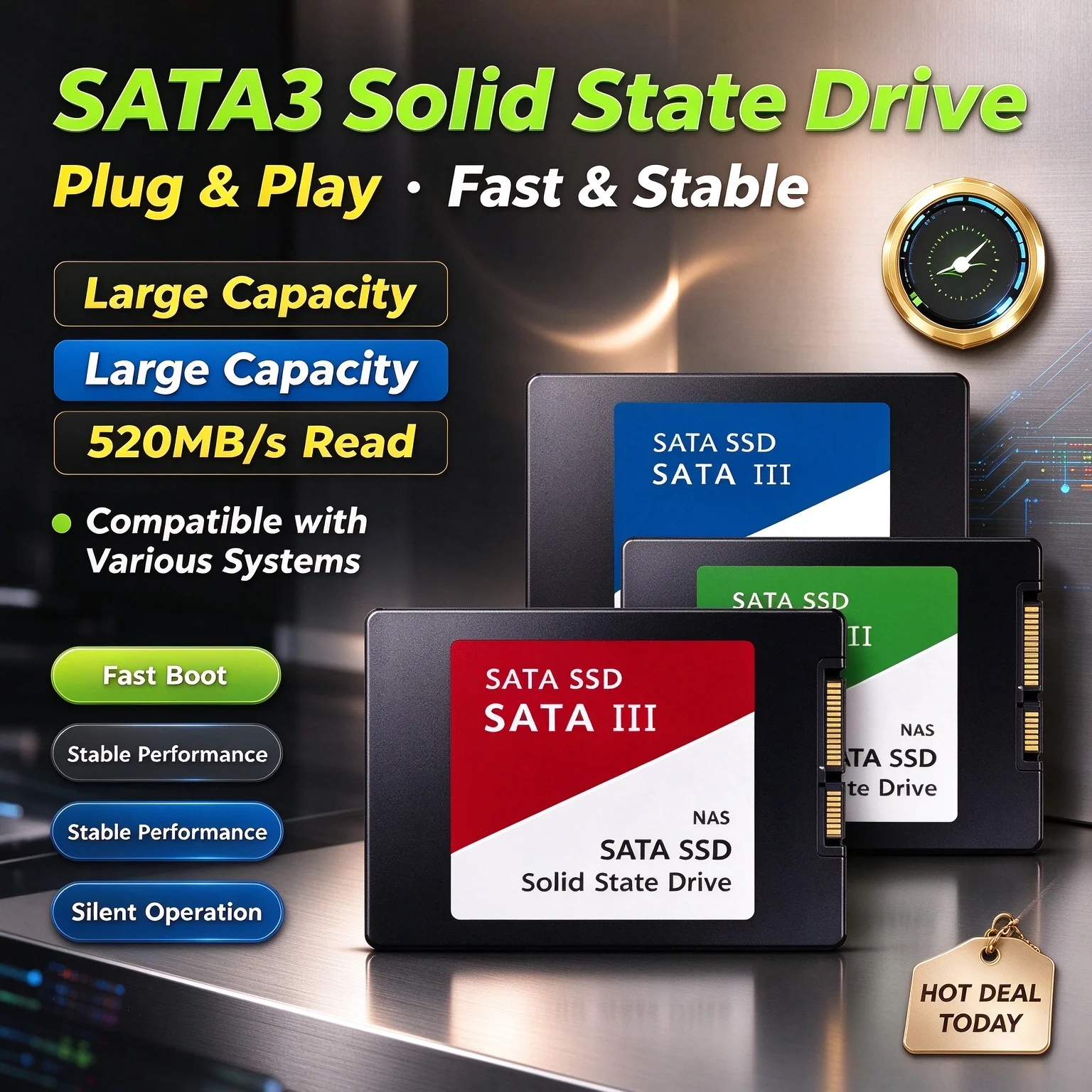 2026 Original New SATA3 SSD 500GB - 4TB Hdd 2.5-inch Hard Disk Disc Internal Solid State Drive for Laptop Desktop Hard Disk