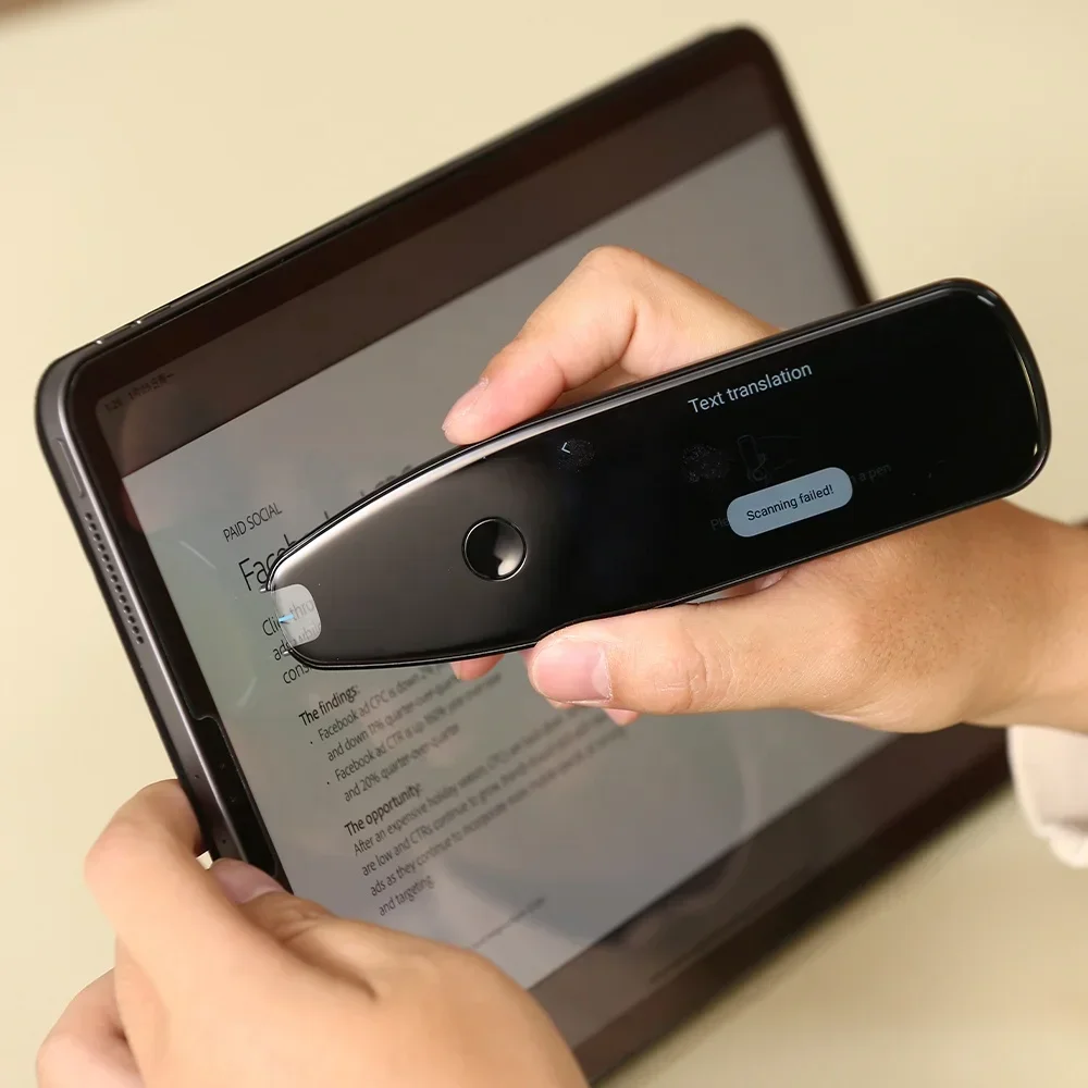 High Precision OCR Digital Scanning Reading Pen Support 112 Languages Electronic Dictionary Student Book Text Translation