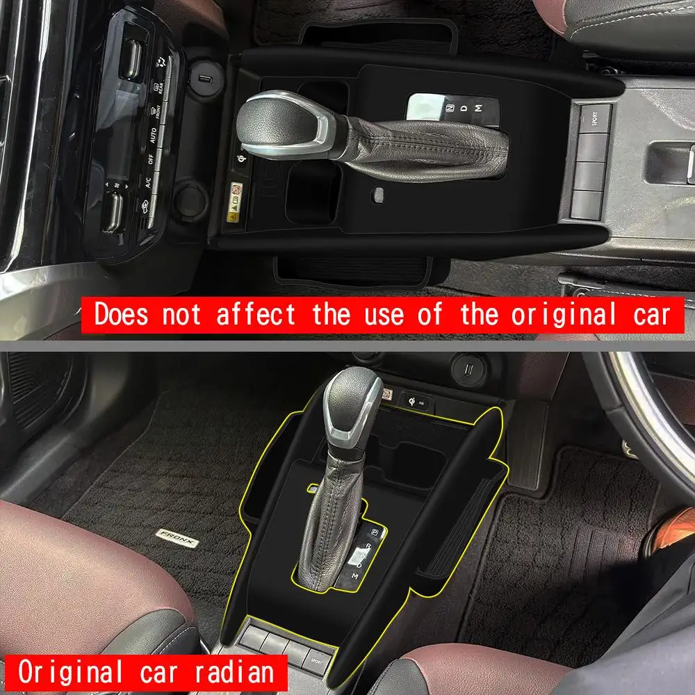 

Для Suzuki Fronx WDB3S WEB3S 2025 2026, силиконовая резина, передняя крышка для хранения, аксессуары для шестерен, чашка для воды, центральный сдвиг Q9A2