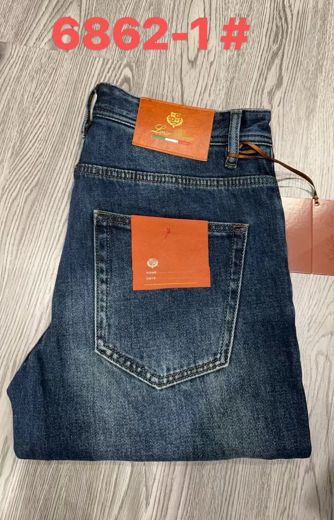 Bilionário blka cptg jeans de algodão grosso masculino 2025 outono inverno novo bordado reto moda casual tamanho 29-42 calças