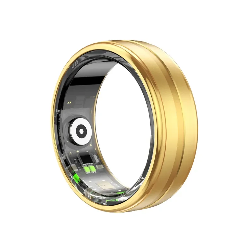 Smart Ring Health Tracker Monitor Heart Rate Blood Oxygen Sleep Fitness Step Counter Bluetooth Camera Control Waterproof