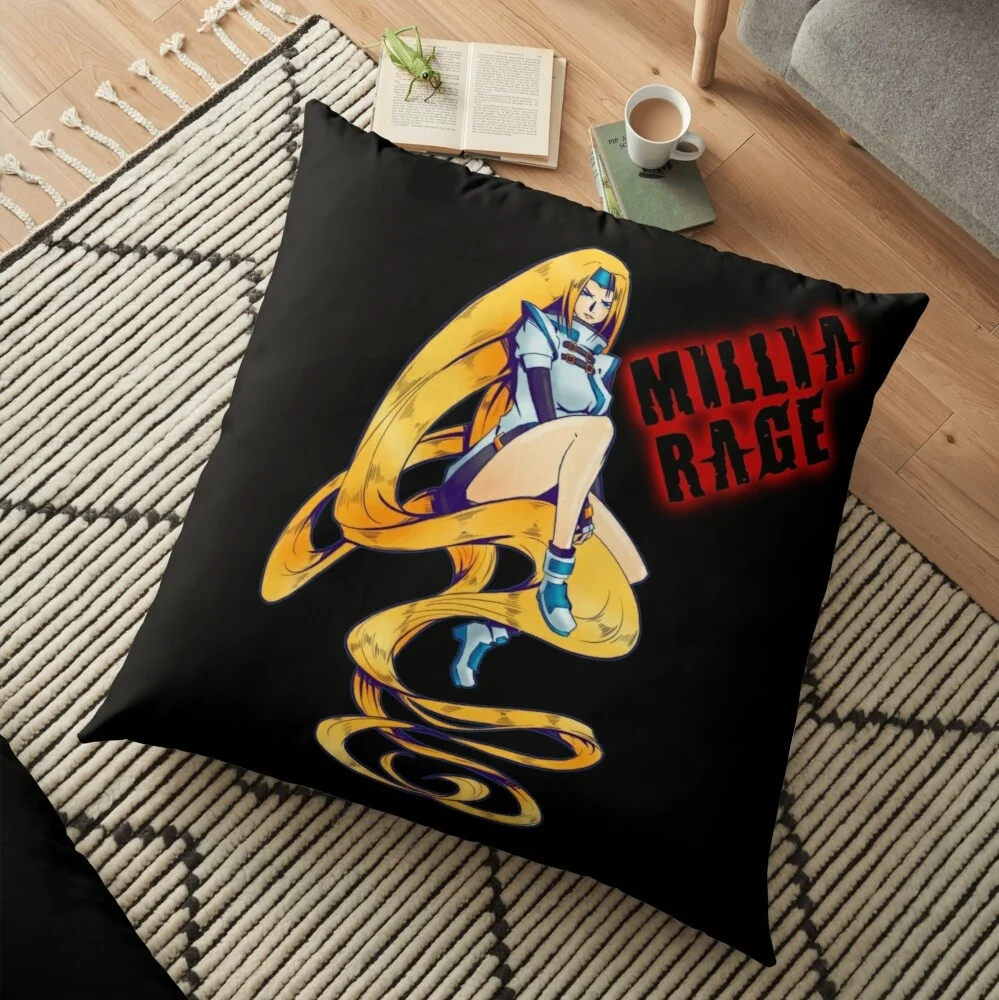 Guilty Gear Millia Rage Sofa Bed Home Decor Pillow Case Cushion Cover Gifts