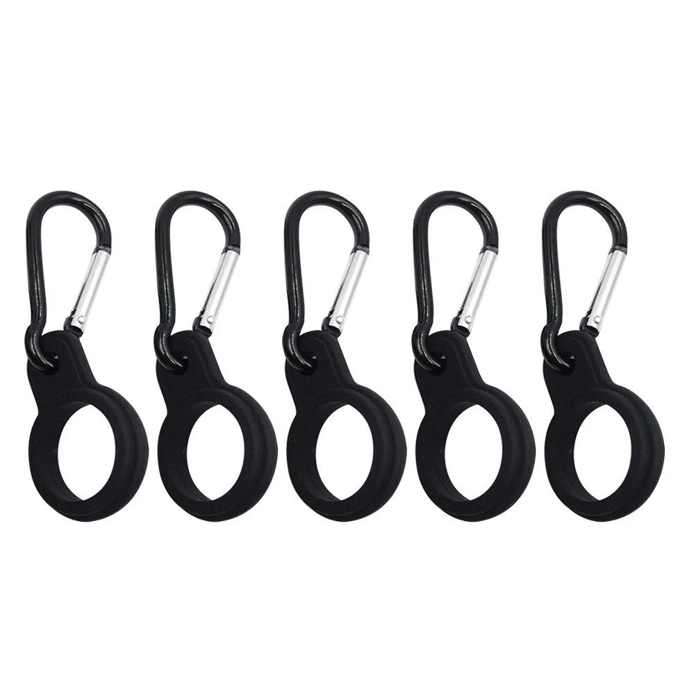 

5Pcs Portable Water Bottle Carrier Clip Scratch-Resistant Hanging Buckle for Camping Hiking Fishing Travel Outdoor Activity