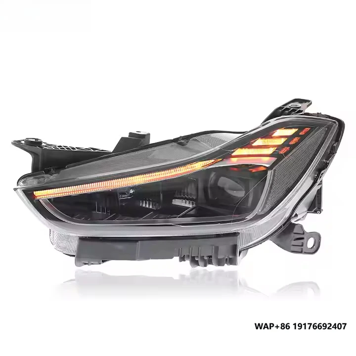 

JUSHUN Head Light for’Maserati Ghibli 2014-2019 Head Lamp Upgrade New Style Front Light Full LED Headlight Car Accessories DRL