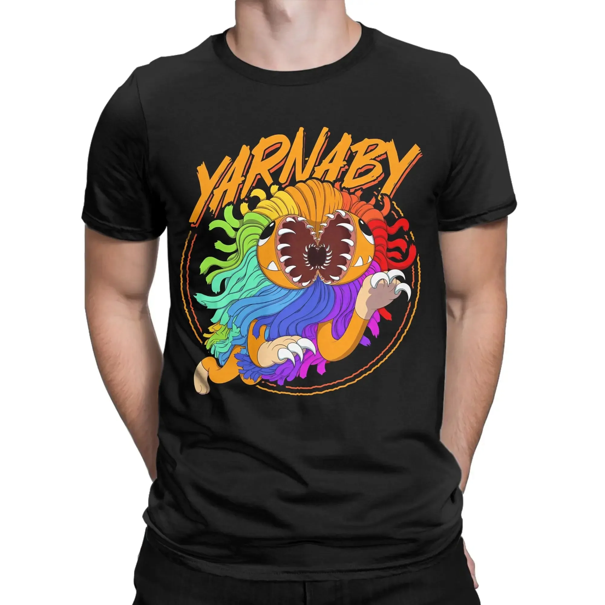 Yarnaby Attack Black Poppys T Shirt Mens Poppys Classic Cotton T-Shirts Summer O Neck Hip Hop Tee Shirt Cheap Oversize Tops