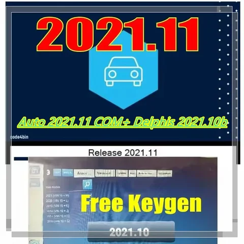 2021.10b Delphis with keygen 소프트웨어 DS 150 Autocoms 2021.11 코딩 OBD2 진단 지원 2021 모델 트럭