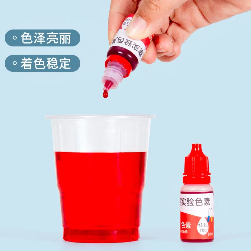 Science And Technology Small Production Pigment 10ml Color Pigment Handmade Water Elf Rubber Color Mud Slime Crystal Mud
