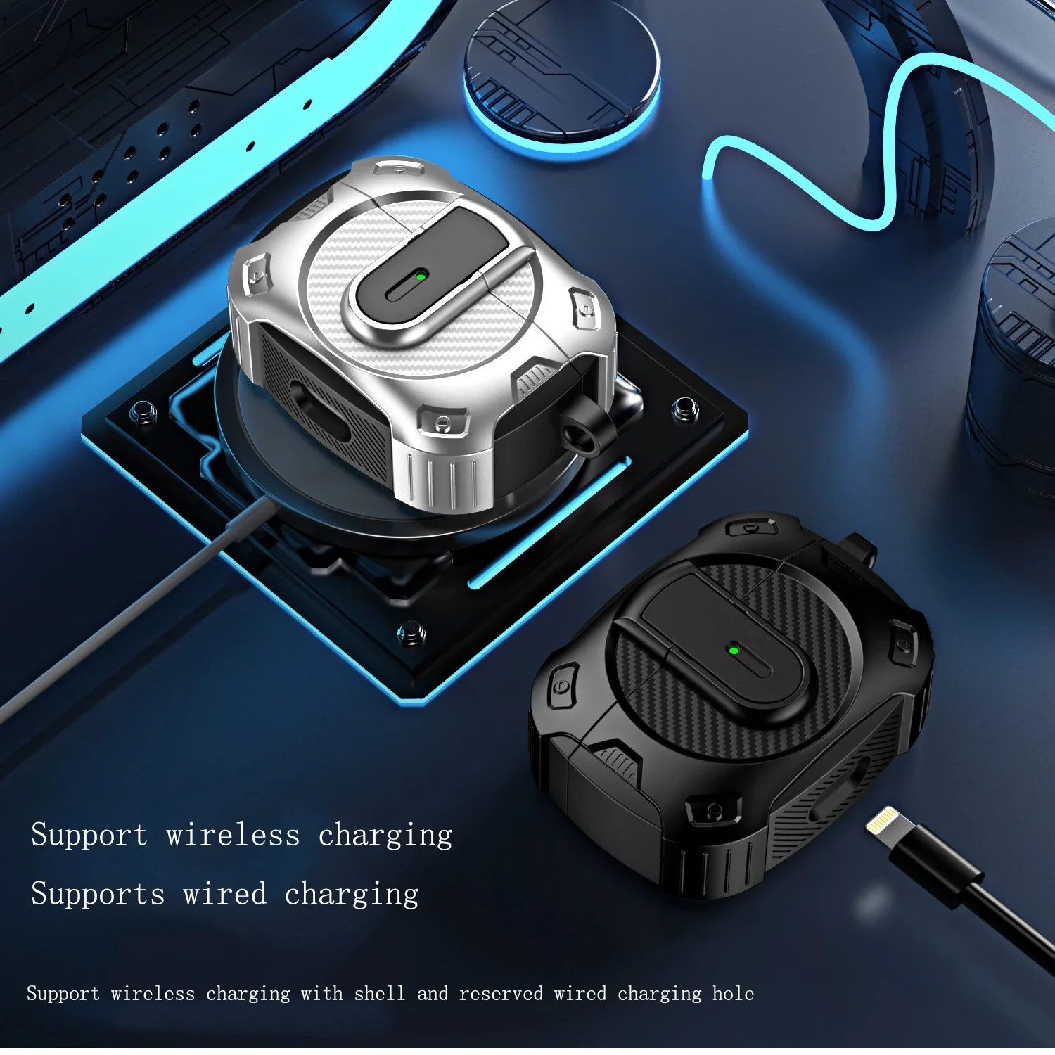 Air Pro Earphone Storage Box Multi Functional Earphone Protective Cover Switch Buckle Protective Case Inclusive