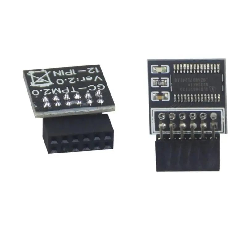 Y1UB TPM 2.0 12Pin Encryption Security Module Board Remote Controls TPM2.0 LPC 12Pin