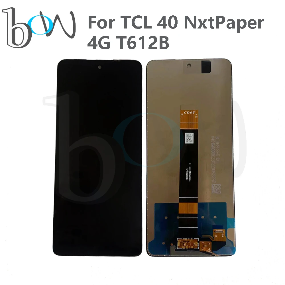 For TCL 40 NxtPaper 4G T612B LCD Display Touch Screen Digitizer Glass Panel Sensor Full Assembly Replacement Repair Parts