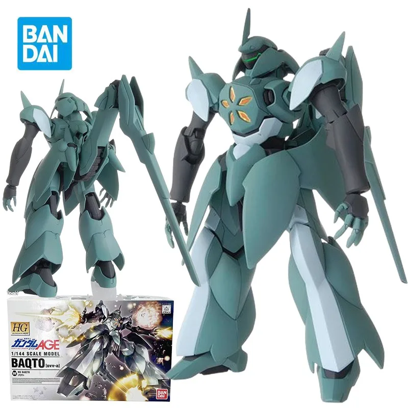 BANDAI HG AGE#08 1/144 OVV-A Baqto Action Figures Mobile Suit Gundam AGE Anime Model Kit Toys for Boys Original Box Collection