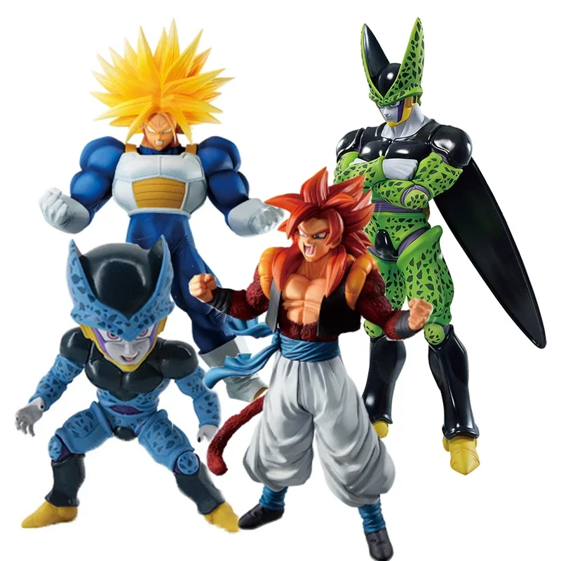 Anime Dragon Ball Z Action Figure DBZ Dragonball Cell Gogeta Trunks Shenron Broli MASTERLISE Figurals PVC Model Toys for Gifts