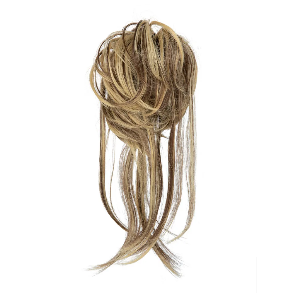 Suitable For Wearing Wigs And Hairbands At Banquets, Long Hair With Fluffy Natural, Women's Headwear With Coiled And Bun Hair