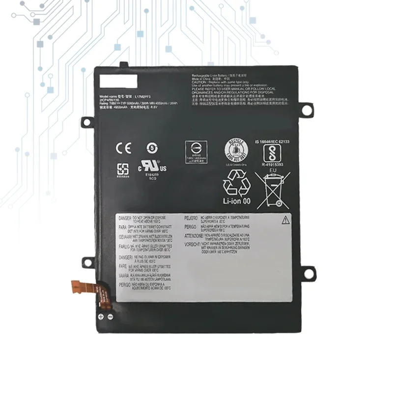 Imagem -06 - Bateria Recarregável para Lenovo Ideapad D330 D33010igl D330-10igm L17l2pf3 L17d2pf3 L17d2pf3 L17d2pf2 L17c2pf1 4950mah