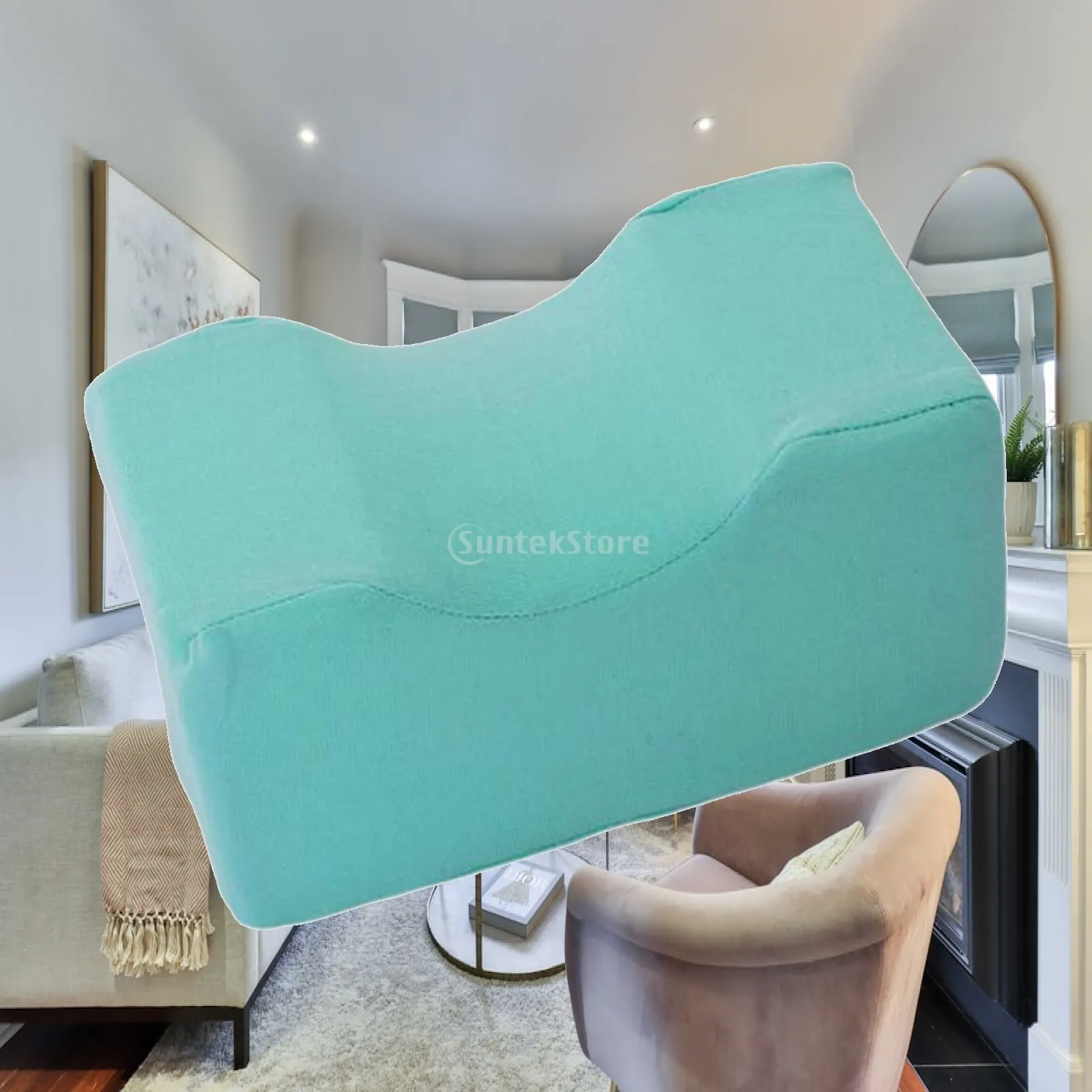 Anti Foot Pillow for Elderly Patients Leg Elevation Cushion with Cotton Cover for Ankle Knee Support