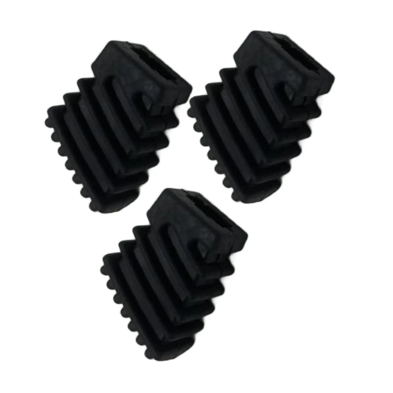 Drum Feet Sleeve Black PP Drum Hardware Accessory Noise Reduction Protector for Drum Set Cymbal Stand Performance DIY 2