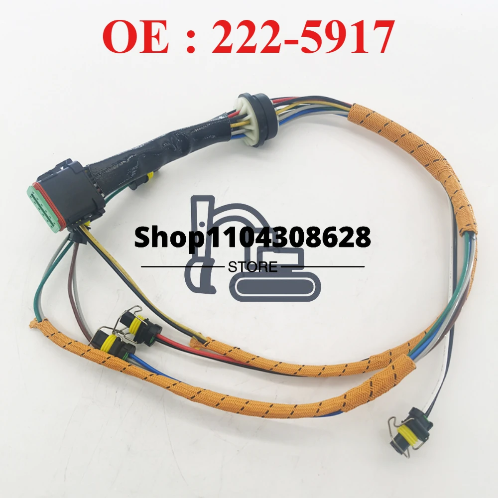 

For 2225917 520-1511 Fuel Injector Wiring Harness C7 Excavator Harness Fit For Caterpillars 325D 329D Car Trunk Excavator Parts