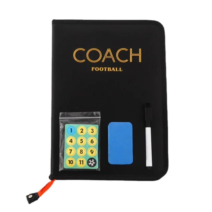 Coach Tactical Board Magnetic Zipper Football Tactical Board Coach Tactical Board Foldable Strategy Board with Pen Clipboard Hot #4