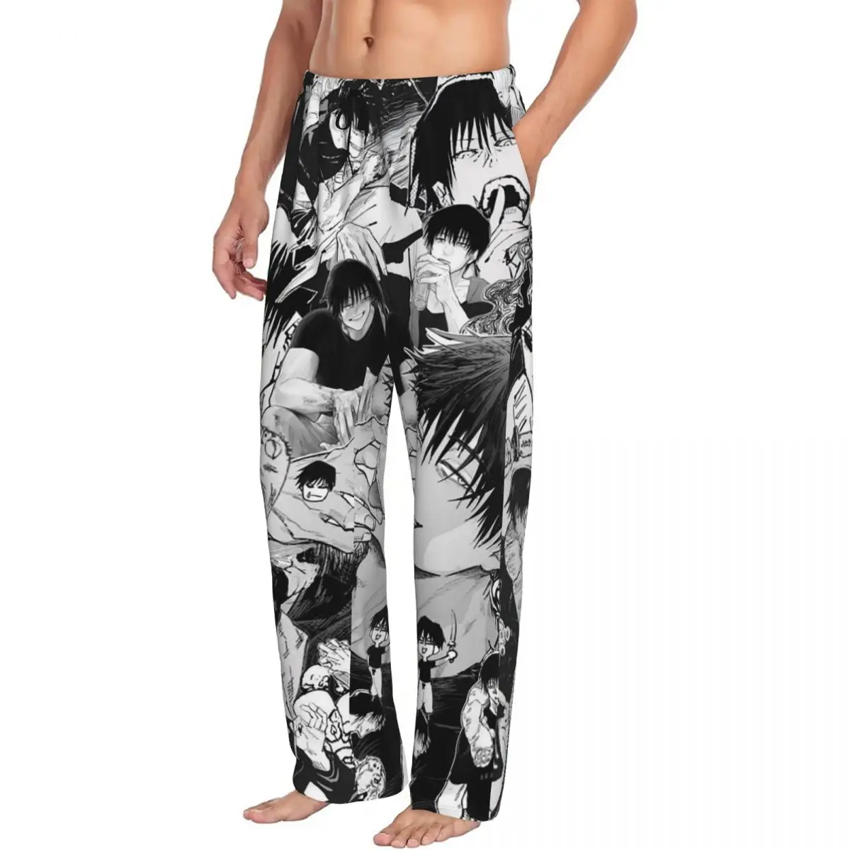 

Мужские пижамные штаны Tokyo Revengers Toji Fushiguro на заказ, одежда для сна с карманами для сна