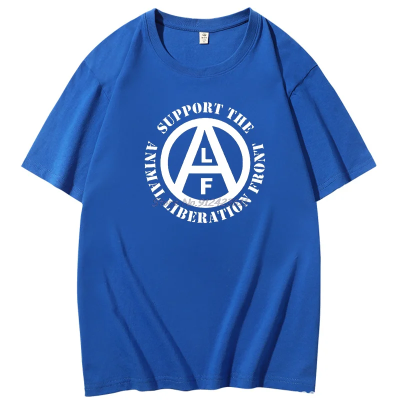 Men's T-shirt Animal Liberation Front Cotton Fashion Harajuku Graphic T Shirts Summer Short Sleeve Tee Mens Print T Shirt