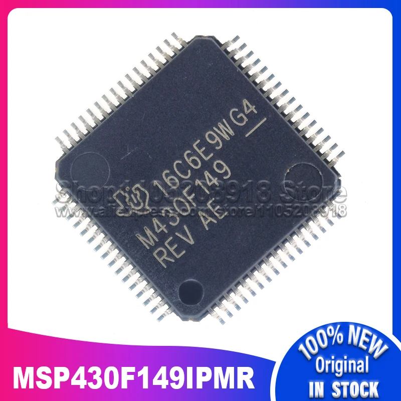 5 ~ 20 unids/lote MSP430F149IPMR MSP430F149 M430F149 MSP430 QFP-64 100% nuevo stock puntual